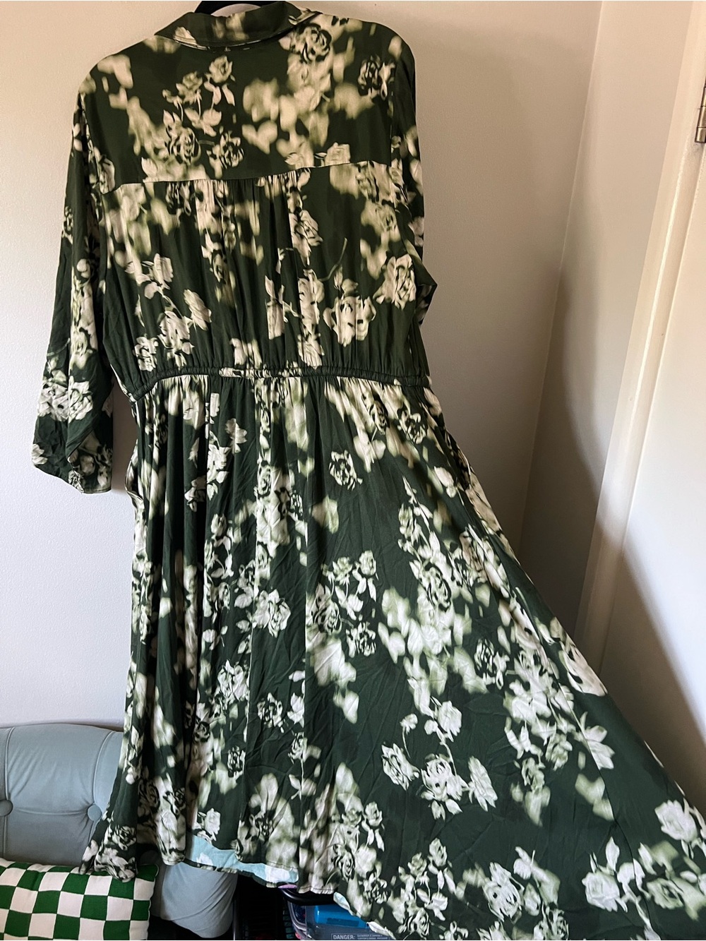 Torrid Midi Challis Shirt Dress - Picture 8 of 8